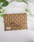 Karin Floral Olive | Lux Tie Pouch