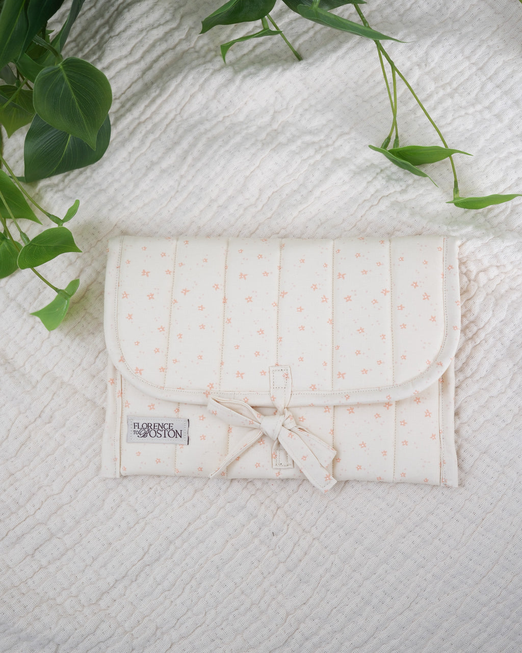 Peach Blossom | Lux Tie Pouch