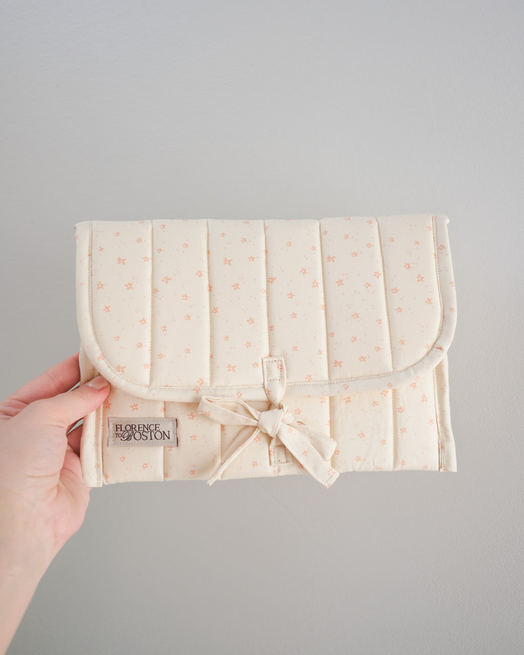 Peach Blossom | Lux Tie Pouch