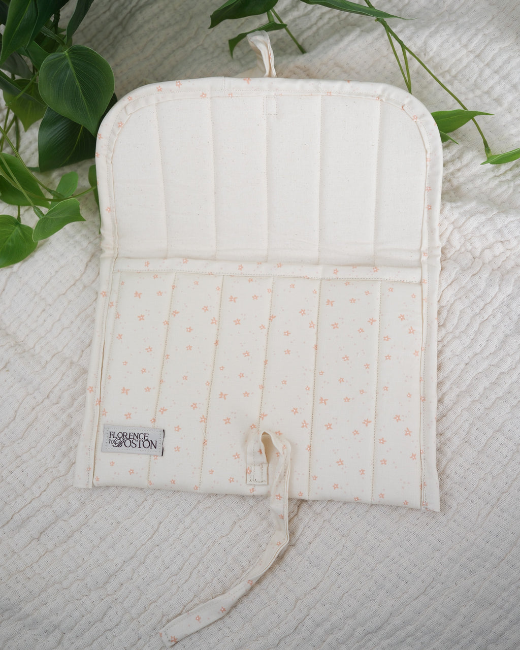 Peach Blossom | Lux Tie Pouch