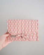 Pink Mira | Lux Tie Pouch