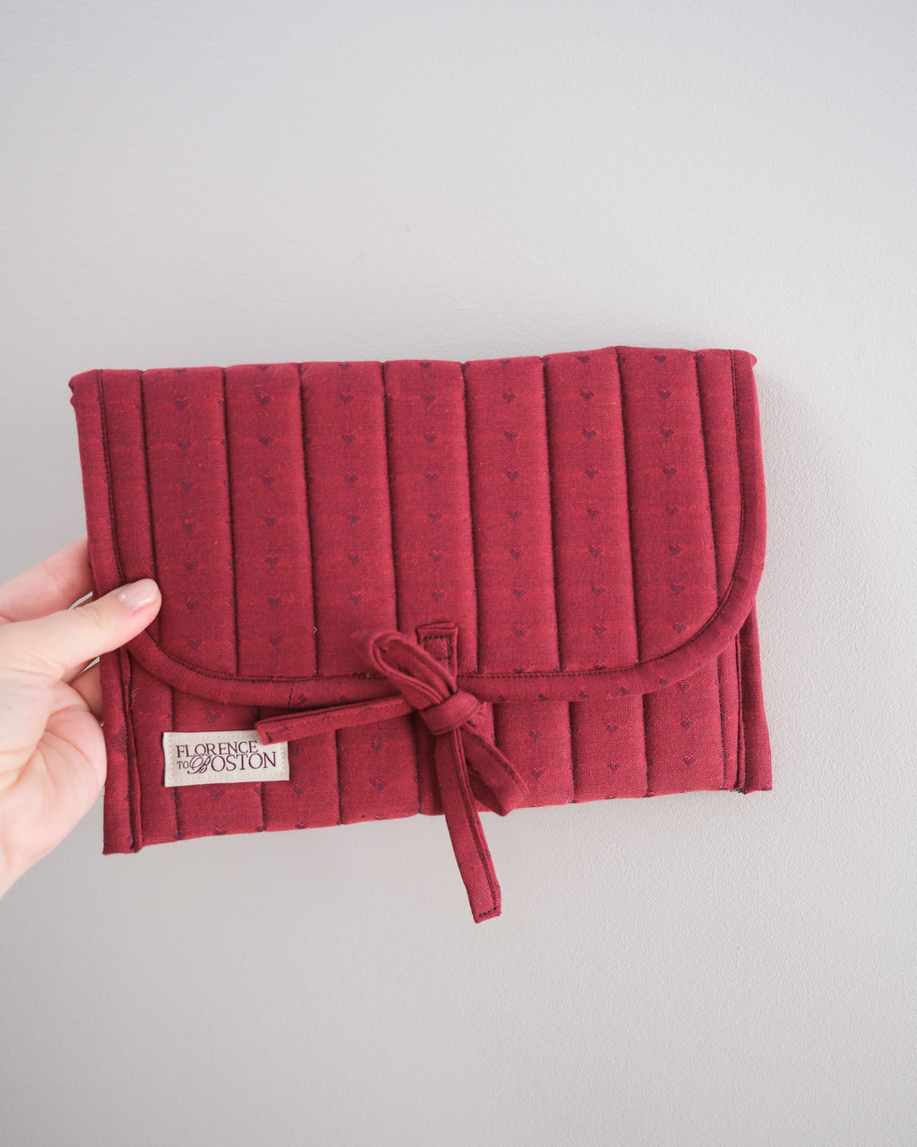 Queen of Hearts Marachino | Lux Tie Pouch