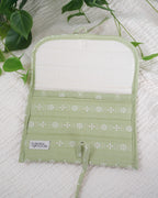 Celadon Daisies | Lux Tie Pouch