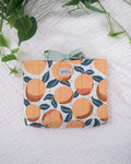 Easy Peasy Peachy | Book Bow Pouch