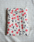 Cherry Cream | E-Reader Quilted Sleeve