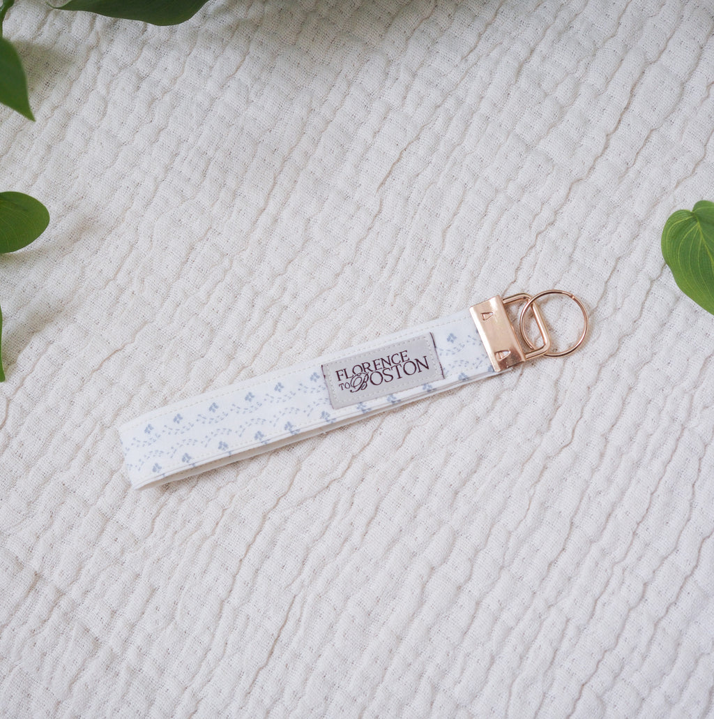 Spring Rain | Wristlet Keychain