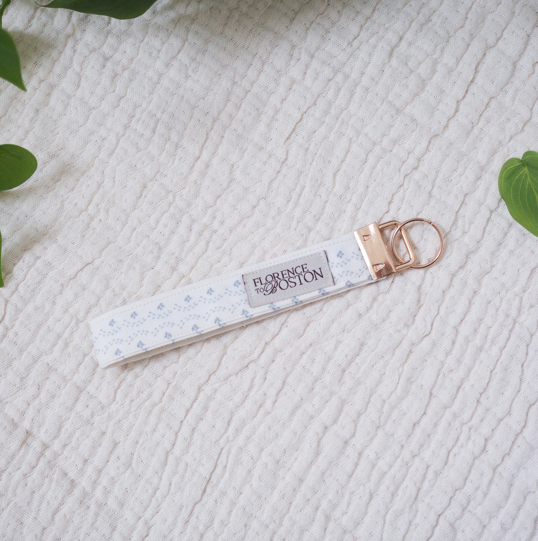 Spring Rain | Wristlet Keychain