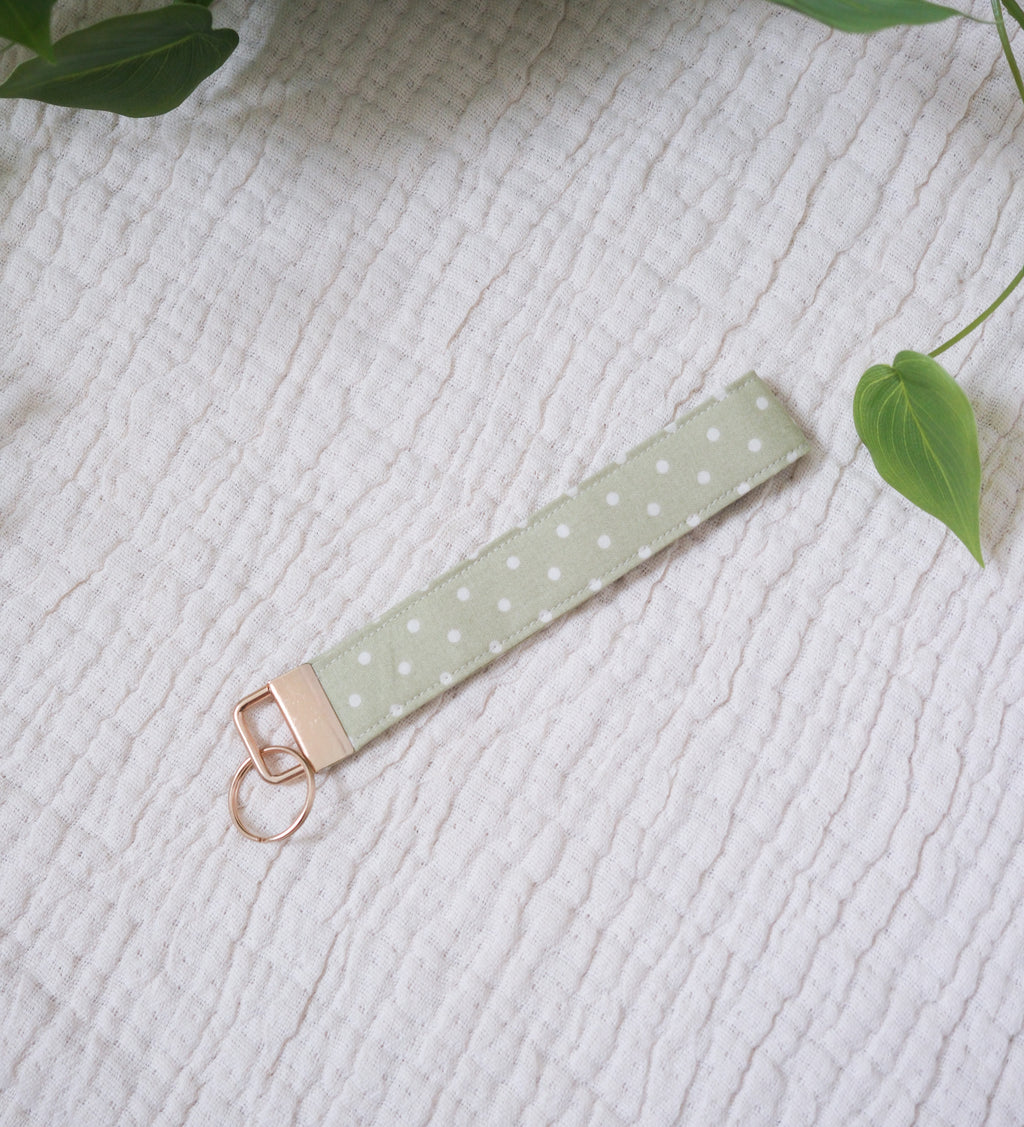 Spring Dots | Wristlet Keychain