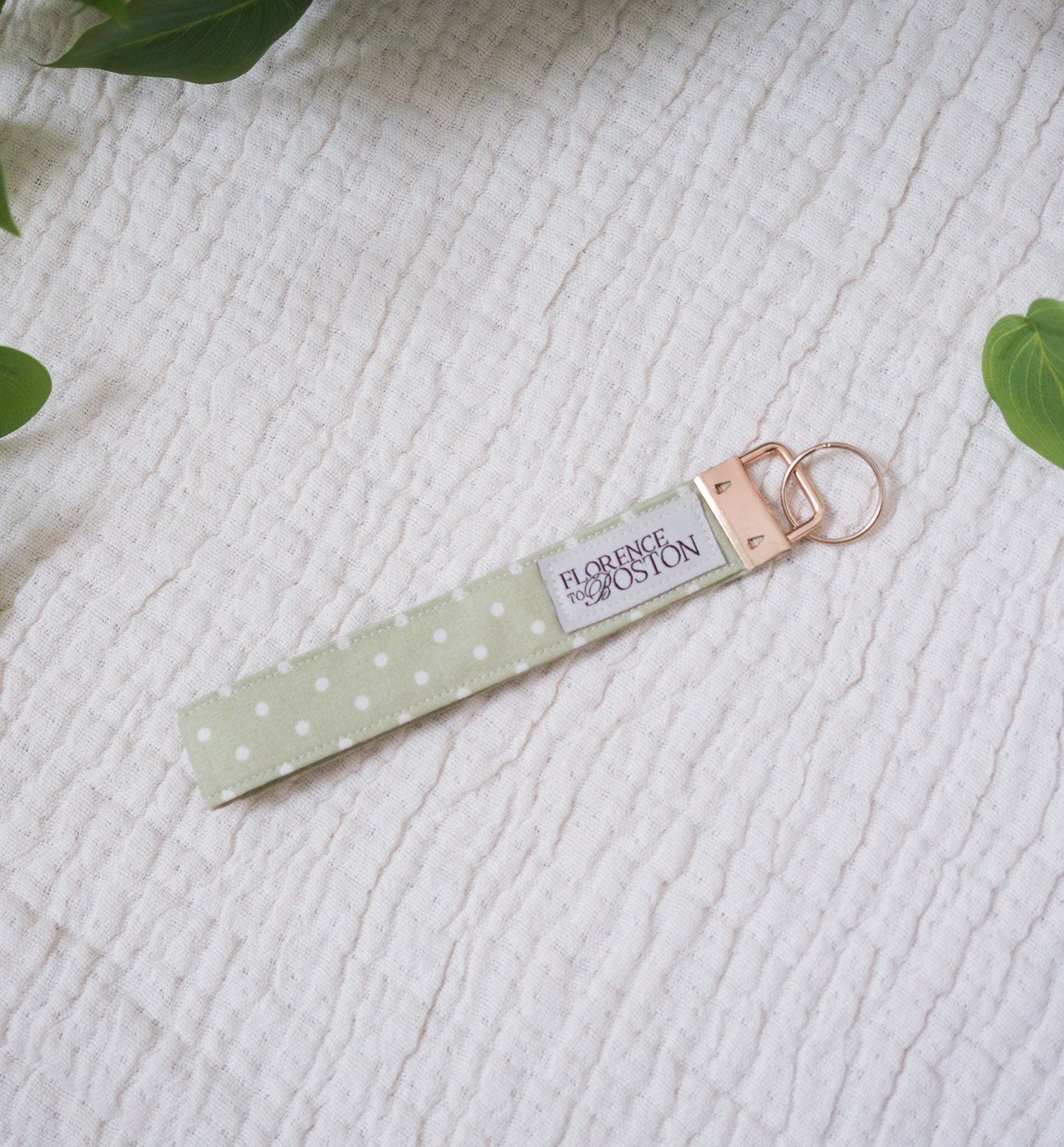Spring Dots | Wristlet Keychain