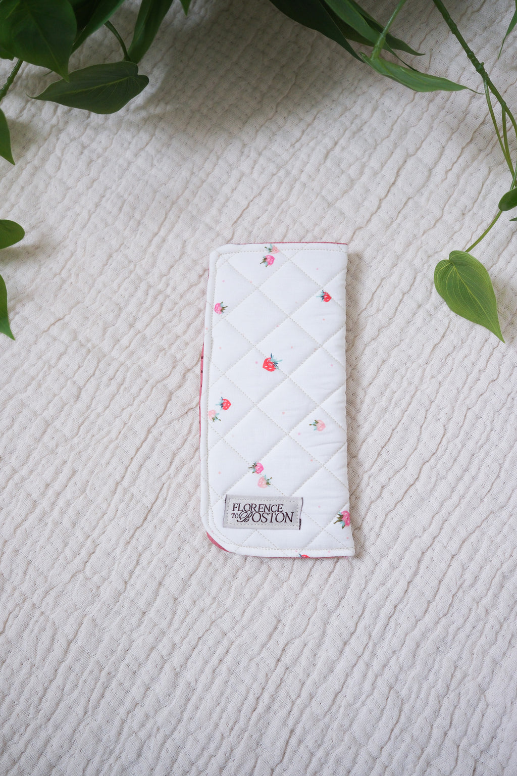 Strawberry Patch | Quilted Glasses Pouch