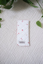 Strawberry Patch | Quilted Glasses Pouch
