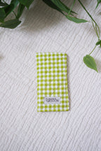 Checkered Charm | Quilted Glasses Pouch