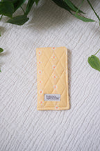 Woven Daisy Buttercup | Quilted Glasses Pouch