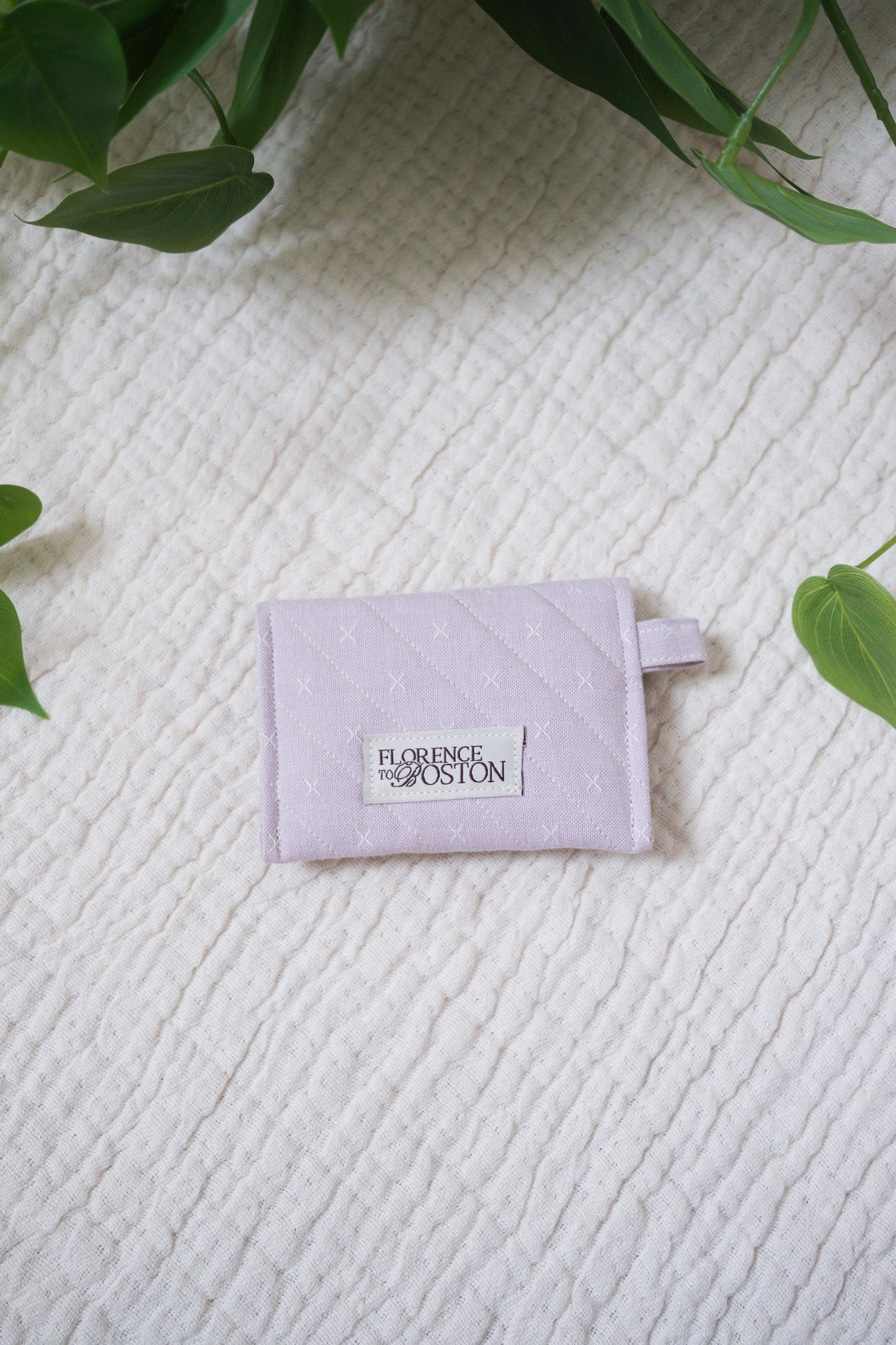 Lavender Tea | Pocket Snap Pouch | Airpod Pouch