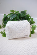 Spring Rain | The Everything Quilted Boxy Makeup Bag