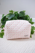 Berry and Sage Blooms | The Everything Quilted Boxy Makeup Bag
