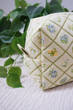Cottage Garden | The Everything Quilted Boxy Makeup Bag