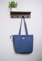 Dobby Hearts Blueberry | Marlowe Tote