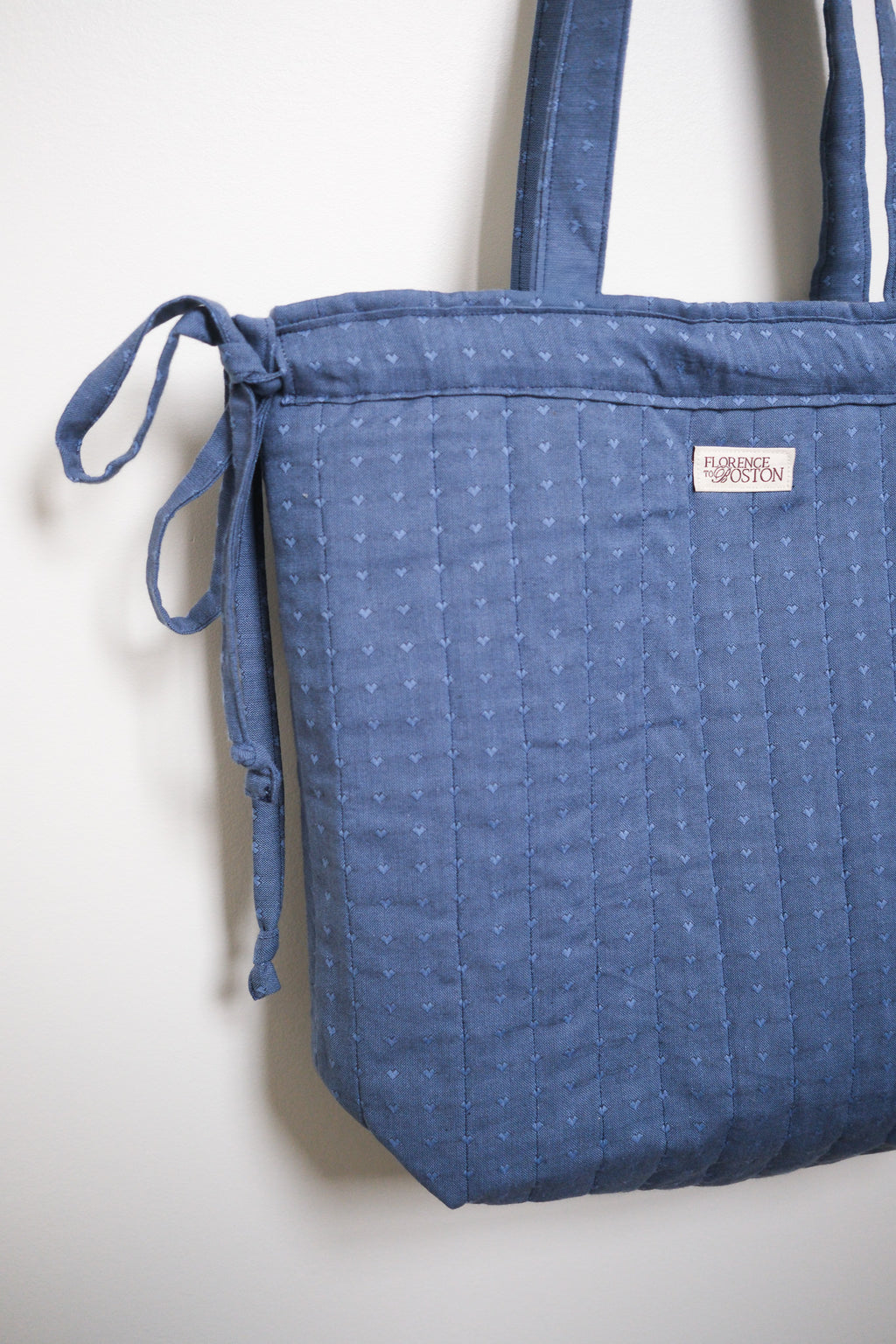 Dobby Hearts Blueberry | Marlowe Tote