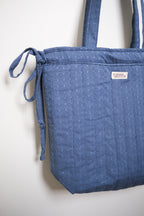 Dobby Hearts Blueberry | Marlowe Tote