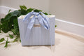 Blue Gingham | Large Book Bow Pouch