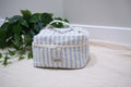 Blue Stripes | Vanity Bag