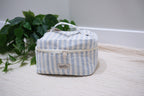 Blue Stripes | Vanity Bag
