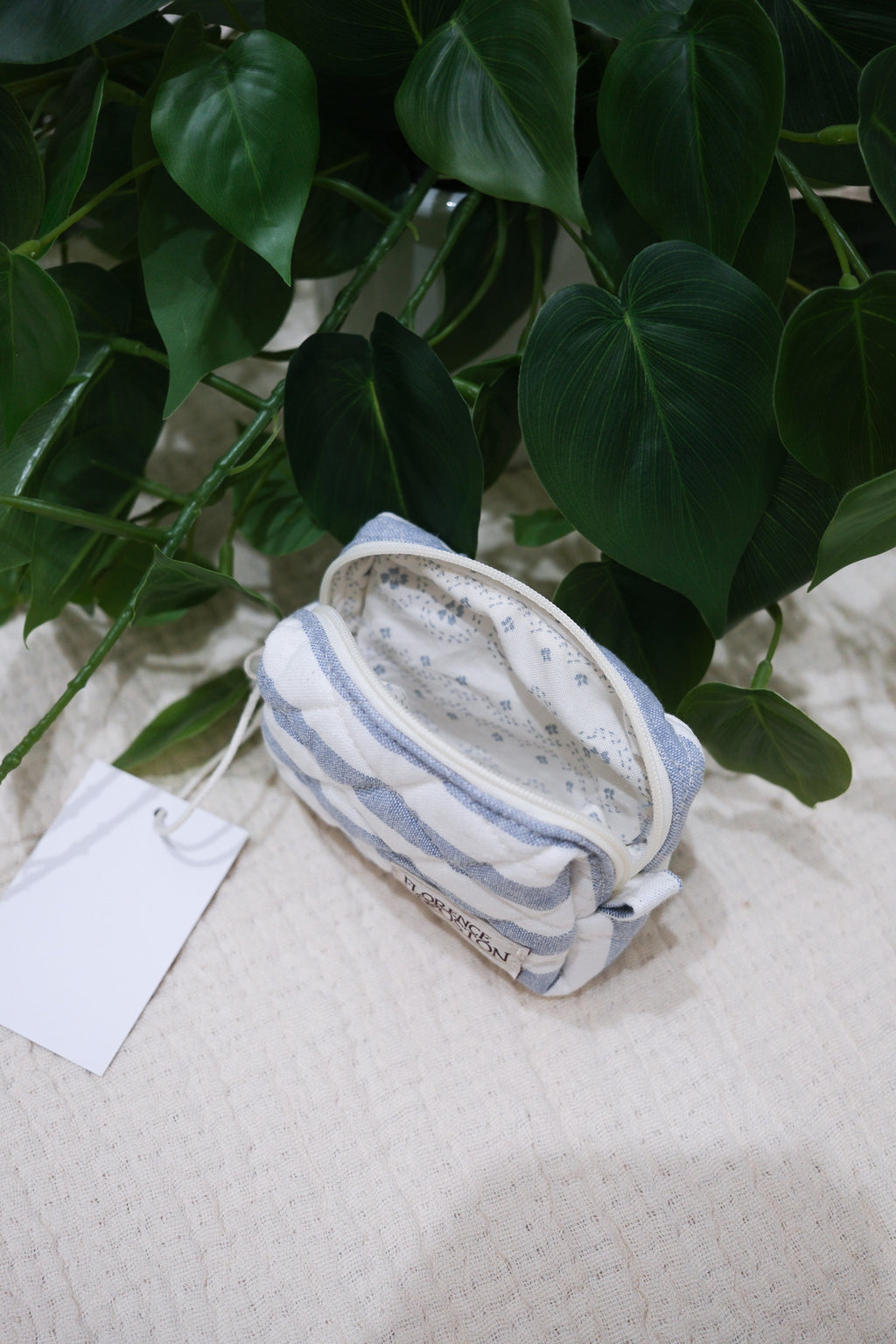 Lake Stripe | Small Camera Pouch