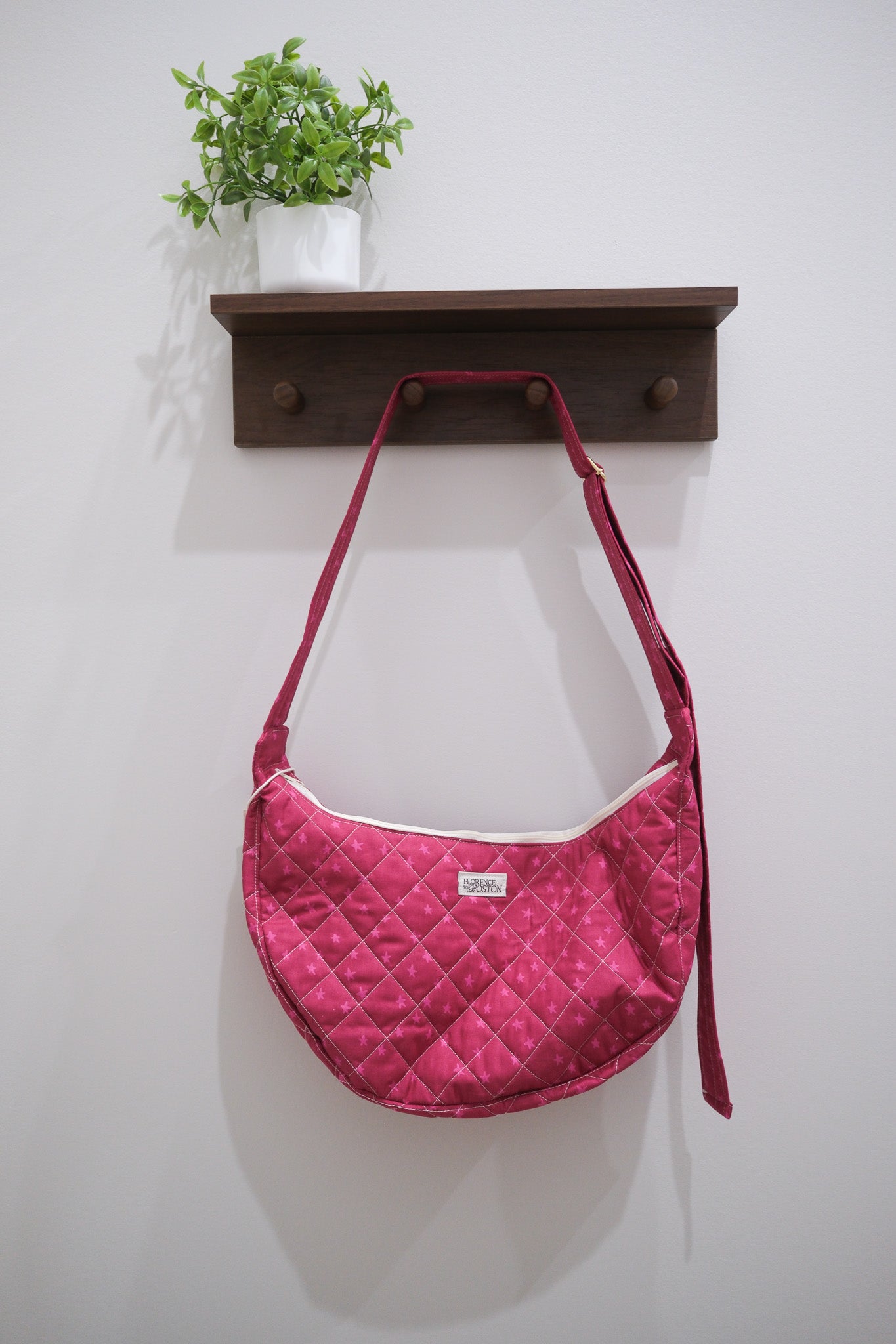 Plum | Crescent Bag