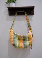 Matcha Color Blocks | Crescent Bag