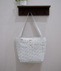 Mist Gingham | Florence Tote