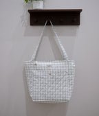 Mist Gingham | Florence Tote