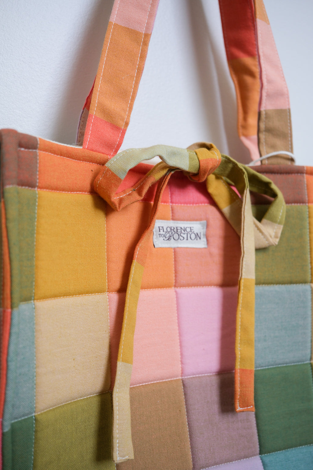 Bloom Checkers | Mini Shopper Tote