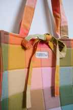 Bloom Checkers | Mini Shopper Tote