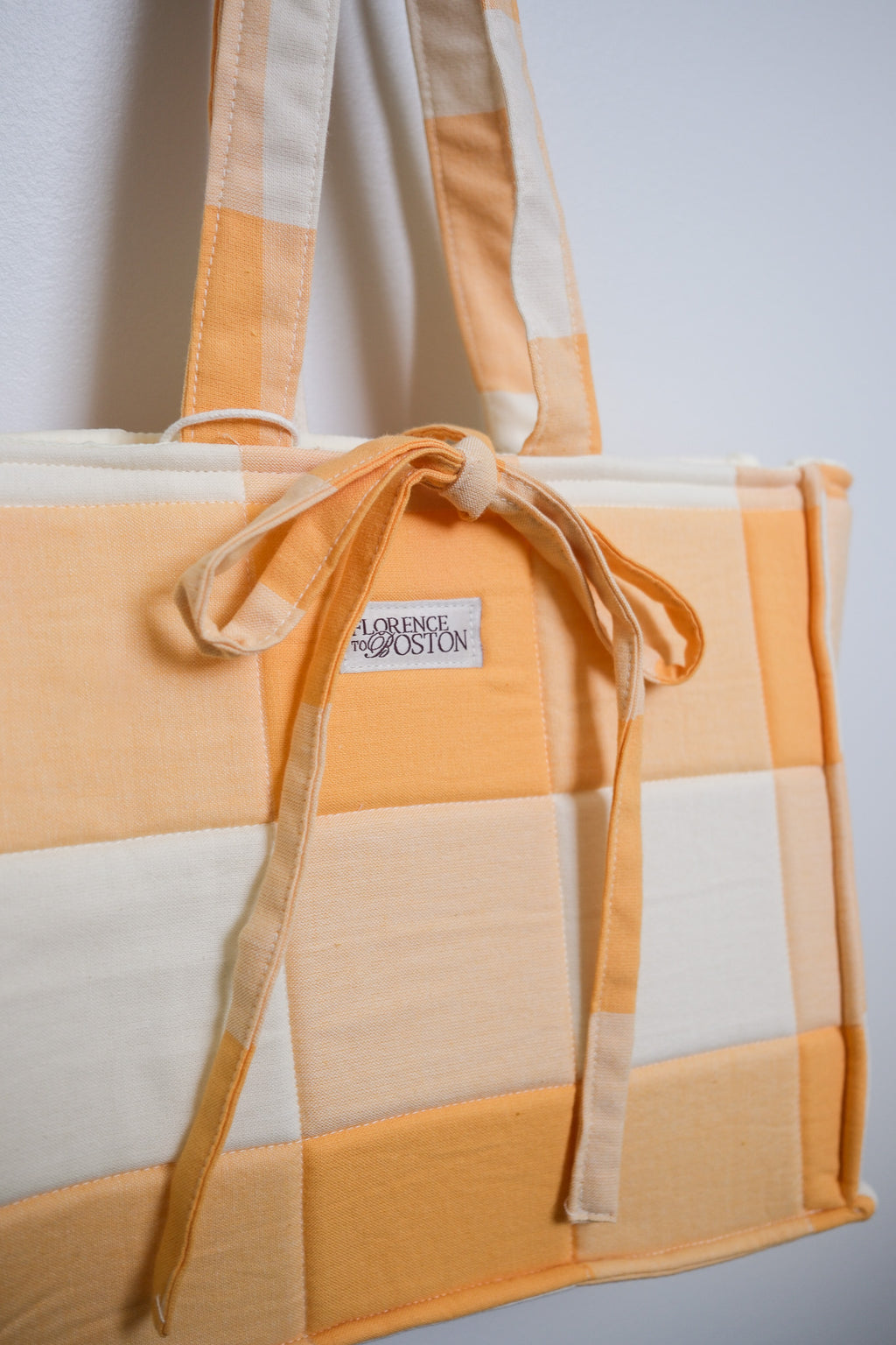 Goldenrod Plaid | Mini Shopper Tote