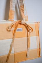 Goldenrod Plaid | Mini Shopper Tote