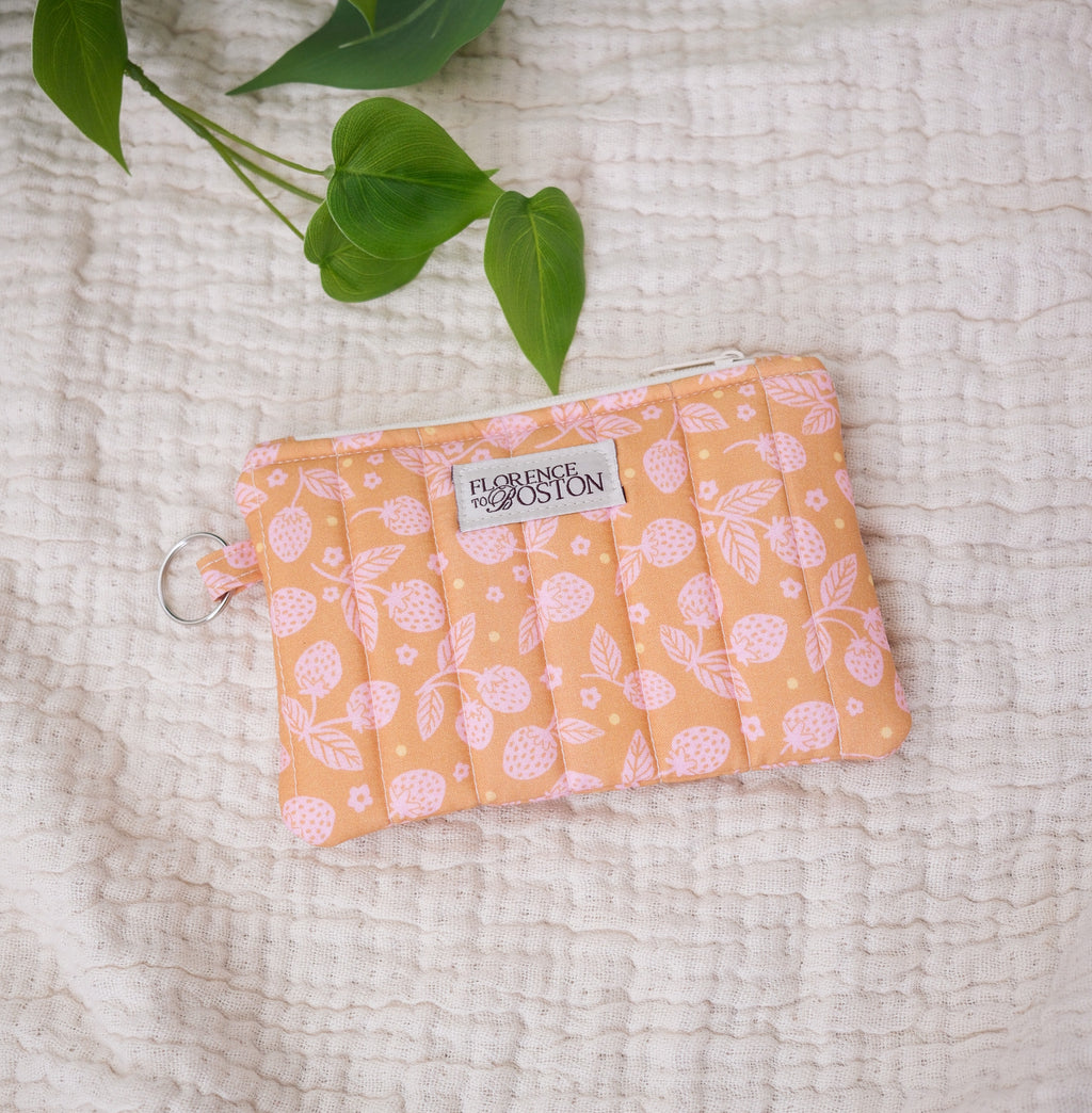 Berries and Blossoms | Petite Zip Pouch