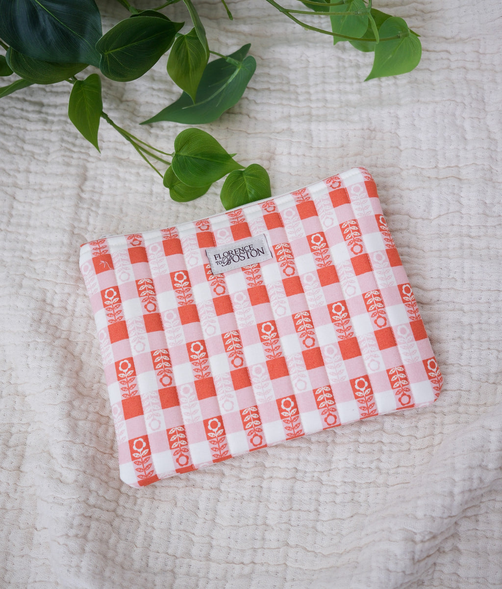 Petal Flower Checks | Quilted Sleeve