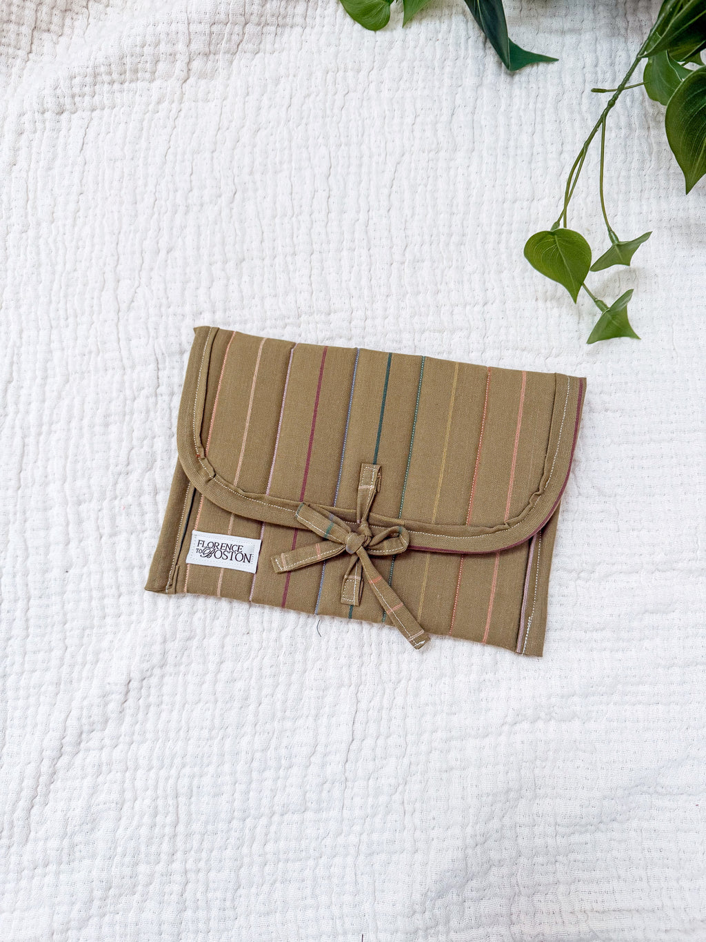 Skinny Stripe Clover | Lux Tie Pouch