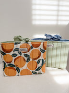 Easy Peasy Peachy | Book Bow Pouch
