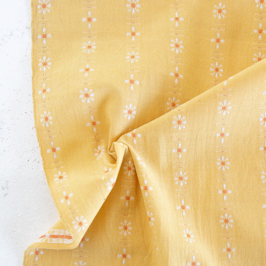 Daisy Woven Buttercup | Pocket Snap Pouch | Airpod Pouch