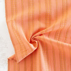 Stitch Stripe Peach | Lux Tie Pouch